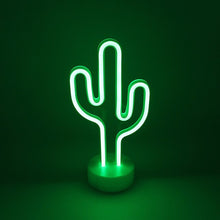 Load image into Gallery viewer, Catus Flashing Holiday Night Lights