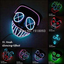 Load image into Gallery viewer, Newest EL Wire Mask