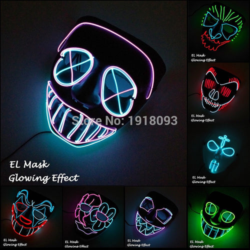 Newest EL Wire Mask