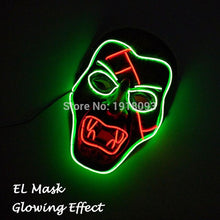 Load image into Gallery viewer, EL Wire Mask LED