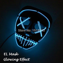 Load image into Gallery viewer, EL Wire Mask LED