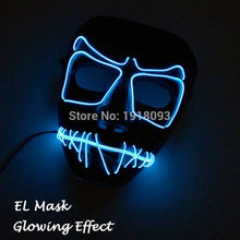 Load image into Gallery viewer, EL Wire Mask LED