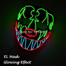 Load image into Gallery viewer, EL Wire Mask LED